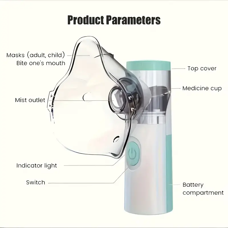 A Compact Humidifier That Can Be Held in Hand, Designed for Facial Steaming And Hydration, Perfect for Moisturizing, And Makes a Thoughtful Gift for The Holidays.