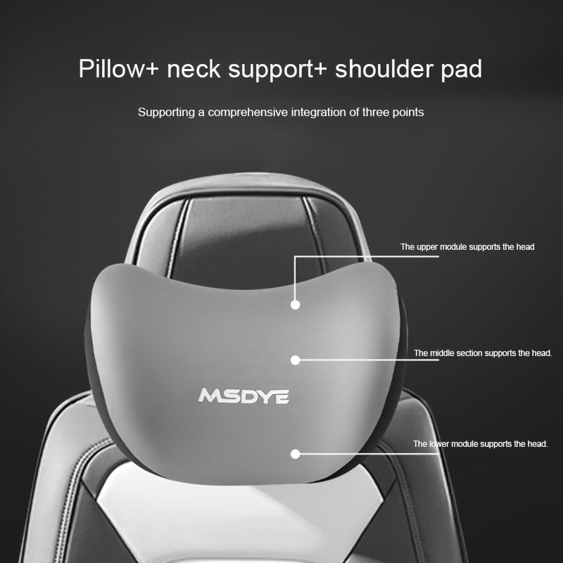 Car Headrest for The Driver'S Seat, Memory Foam Neck Support Cushion, Automotive Interior Accessory.