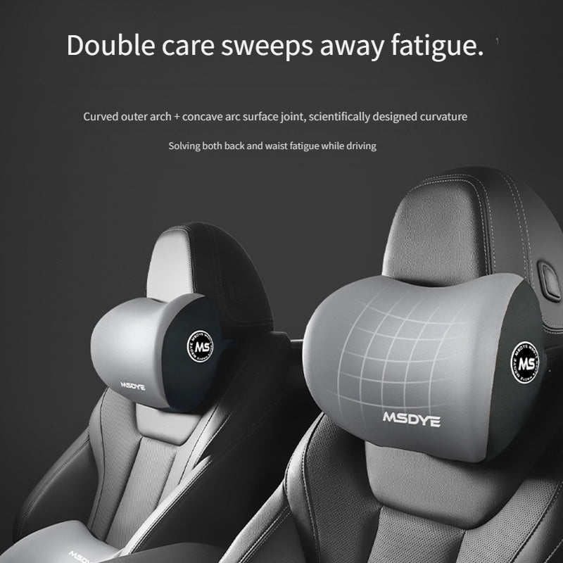 Car Headrest for The Driver'S Seat, Memory Foam Neck Support Cushion, Automotive Interior Accessory.