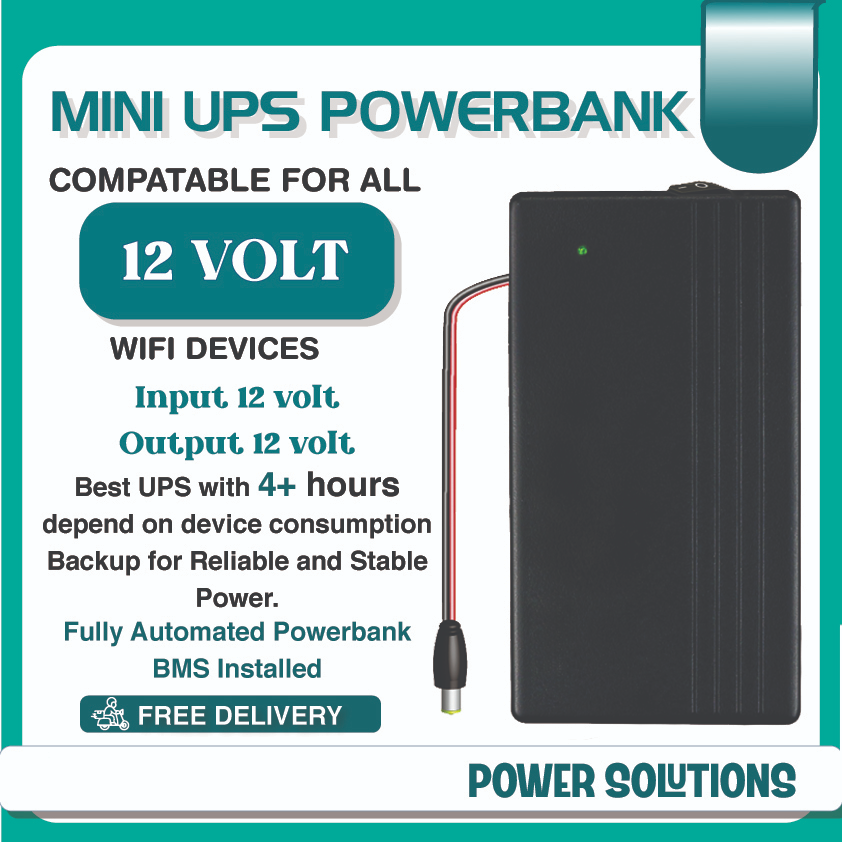 WiFi Router UPS Power Bank